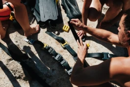 equipment preparation before a divesession 